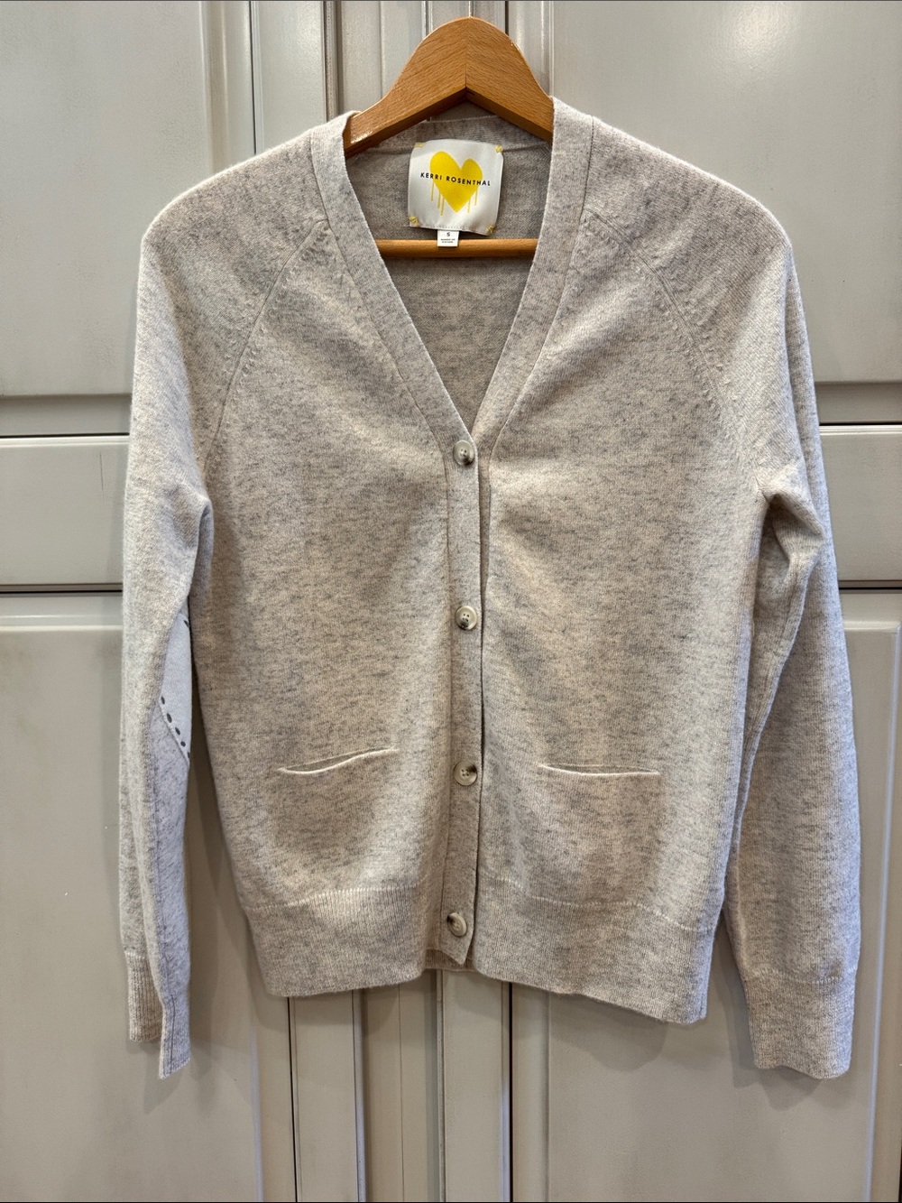 NWOT Kerri Rosenthal Cashmere Willie Cardigan